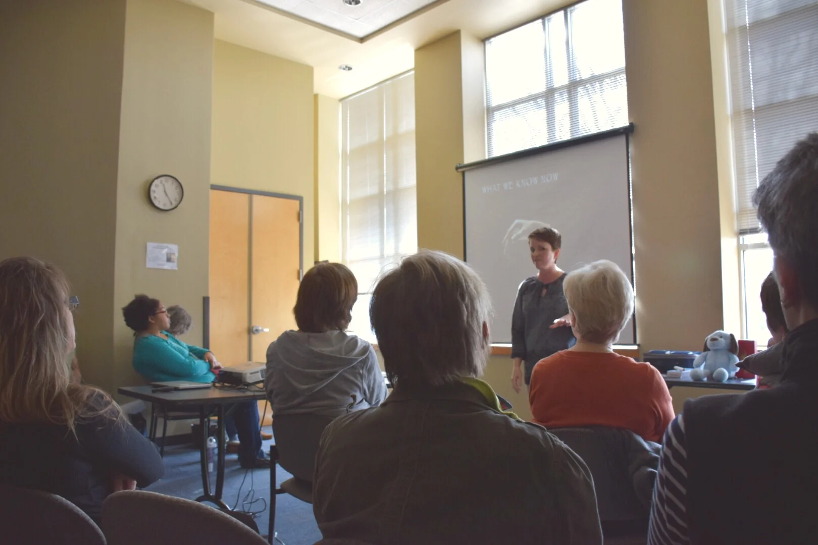 Dr. Butchko's Library talk in Plaza Midwood