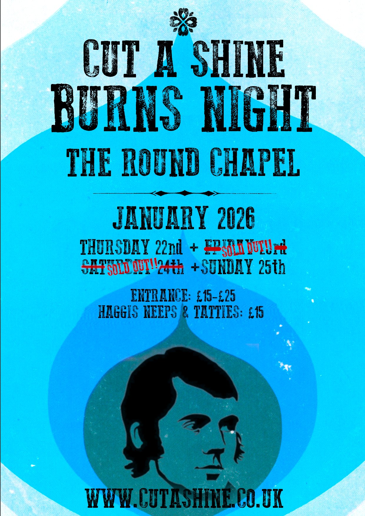 BURNS NIGHT FRIDAY - SOLD OUT!!!