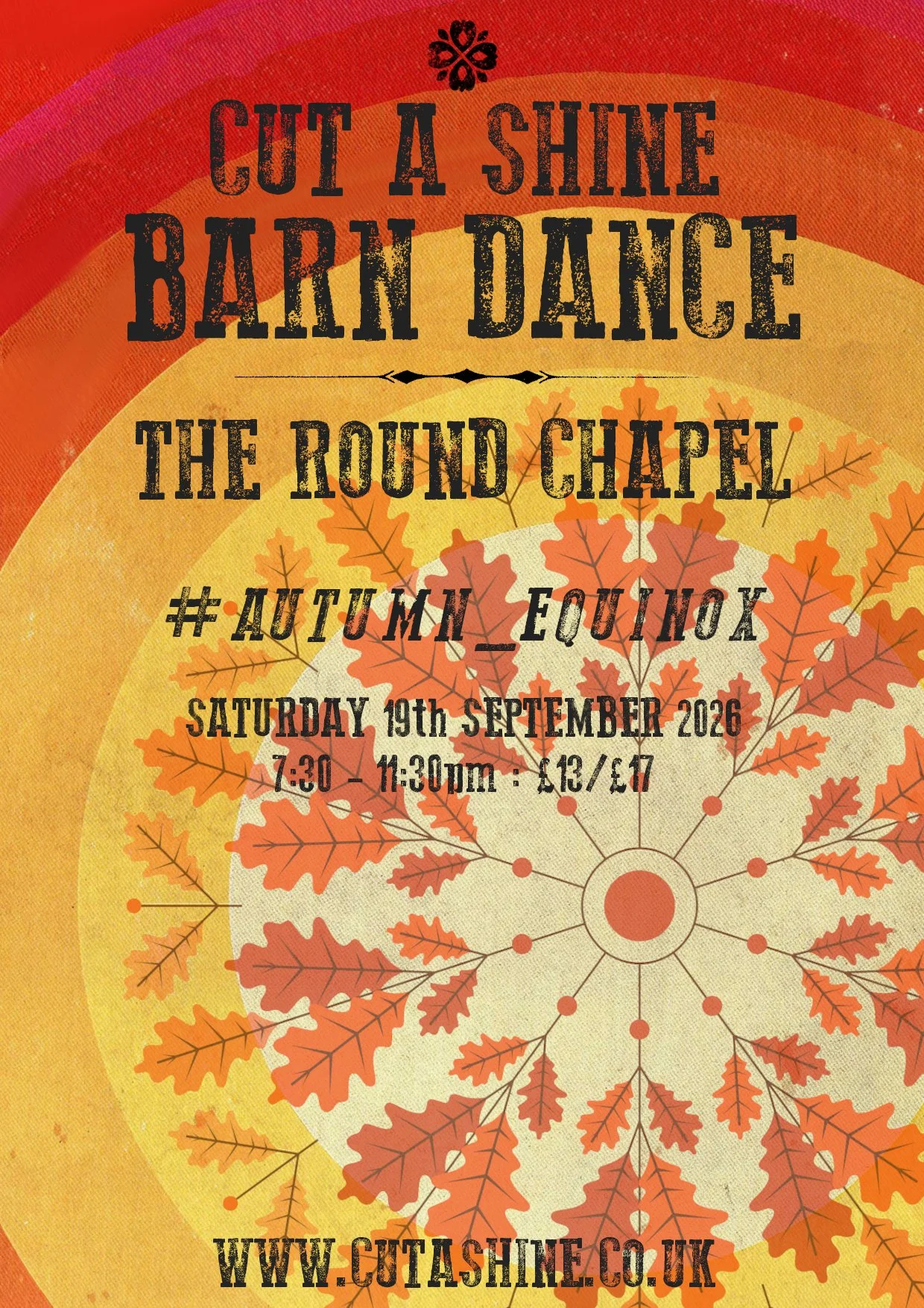 Cut A Shine Barn Dance Autumn Equinox
