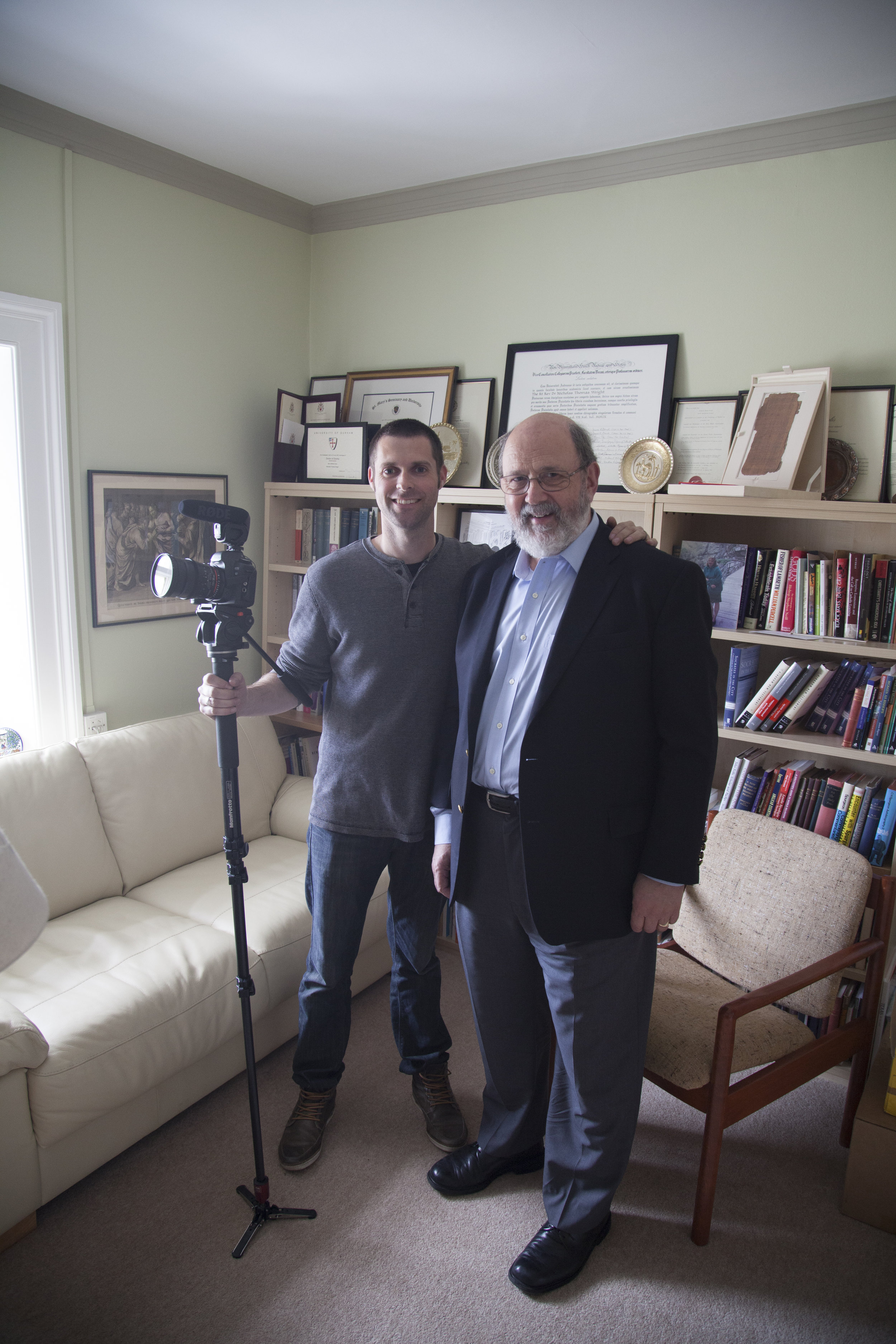 Danny and Professor N.T. Wright