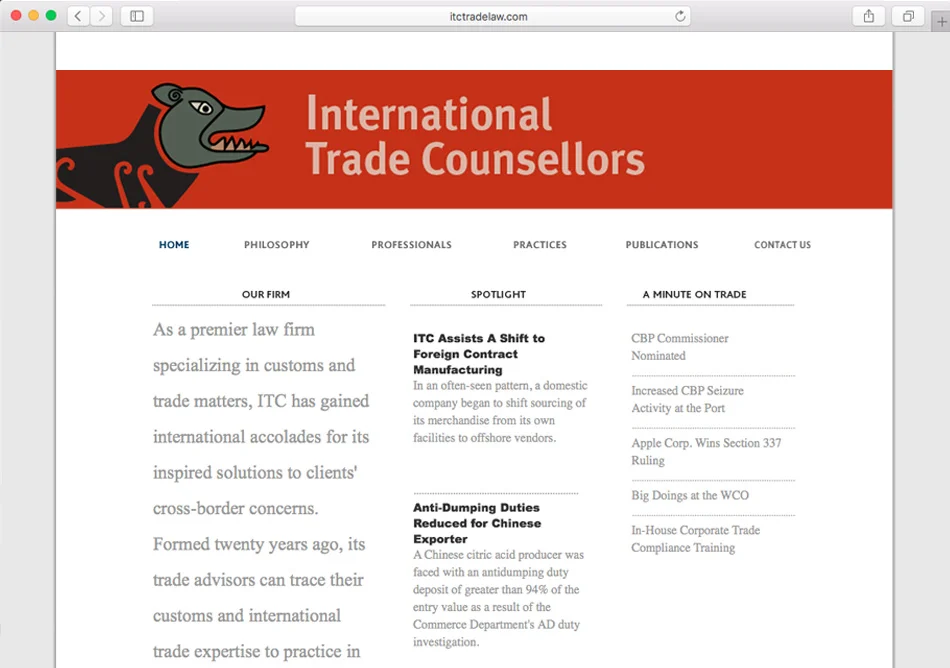 Website design