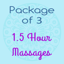 1.5 Hour Massage - Package of 3
