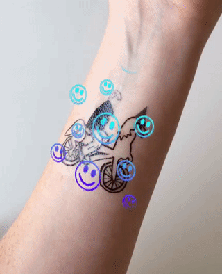 Augmented Reality Temporary Tattoo