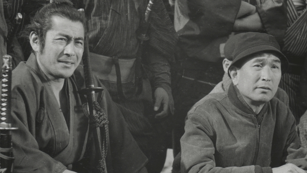 Toshiro Mifune and Akira Kurosawa in Mifune: The Last Samurai