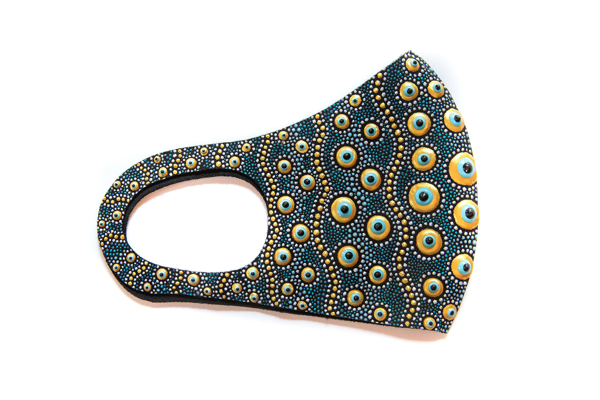 Golden Blue Baroque Urchin_neoprene sport mask_2.jpeg