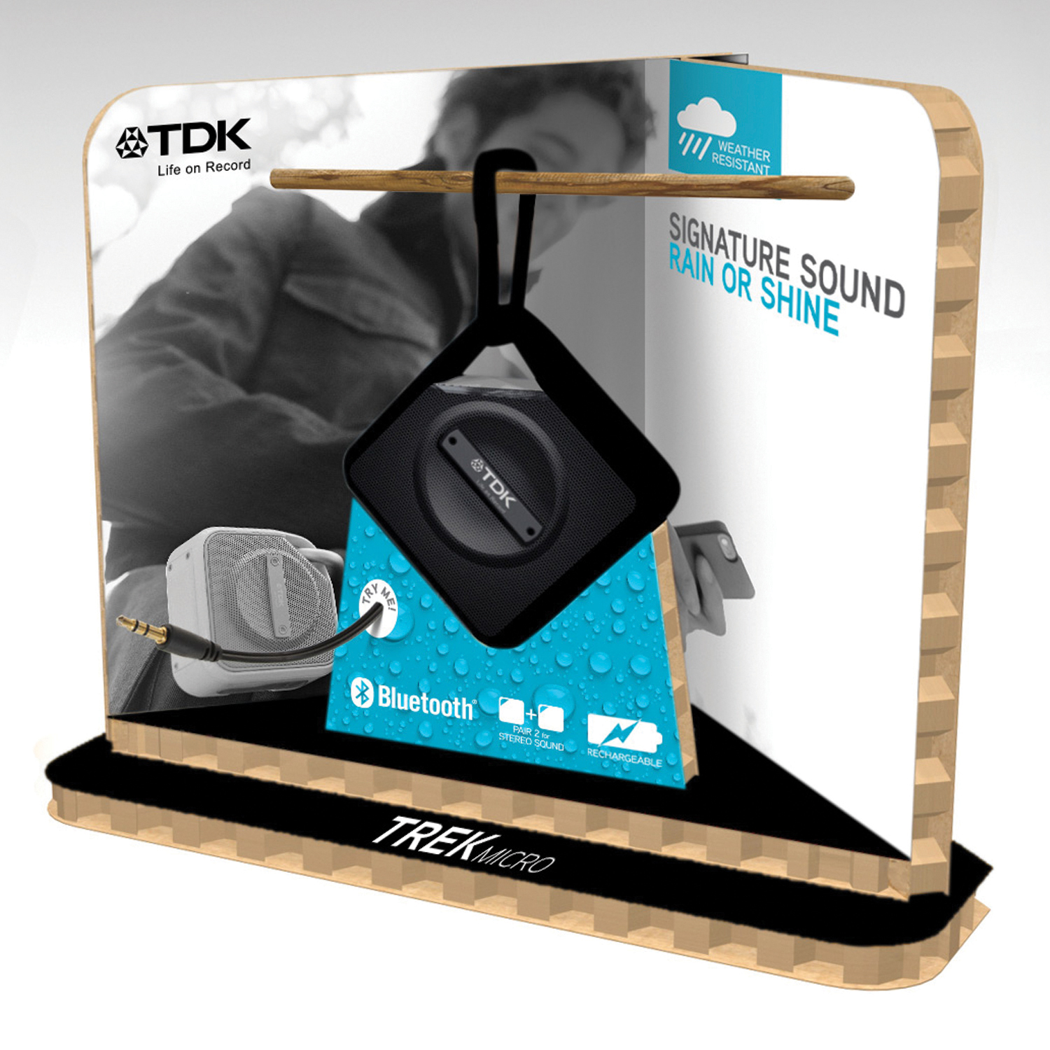 PORTABLE SPEAKER DISPLAY