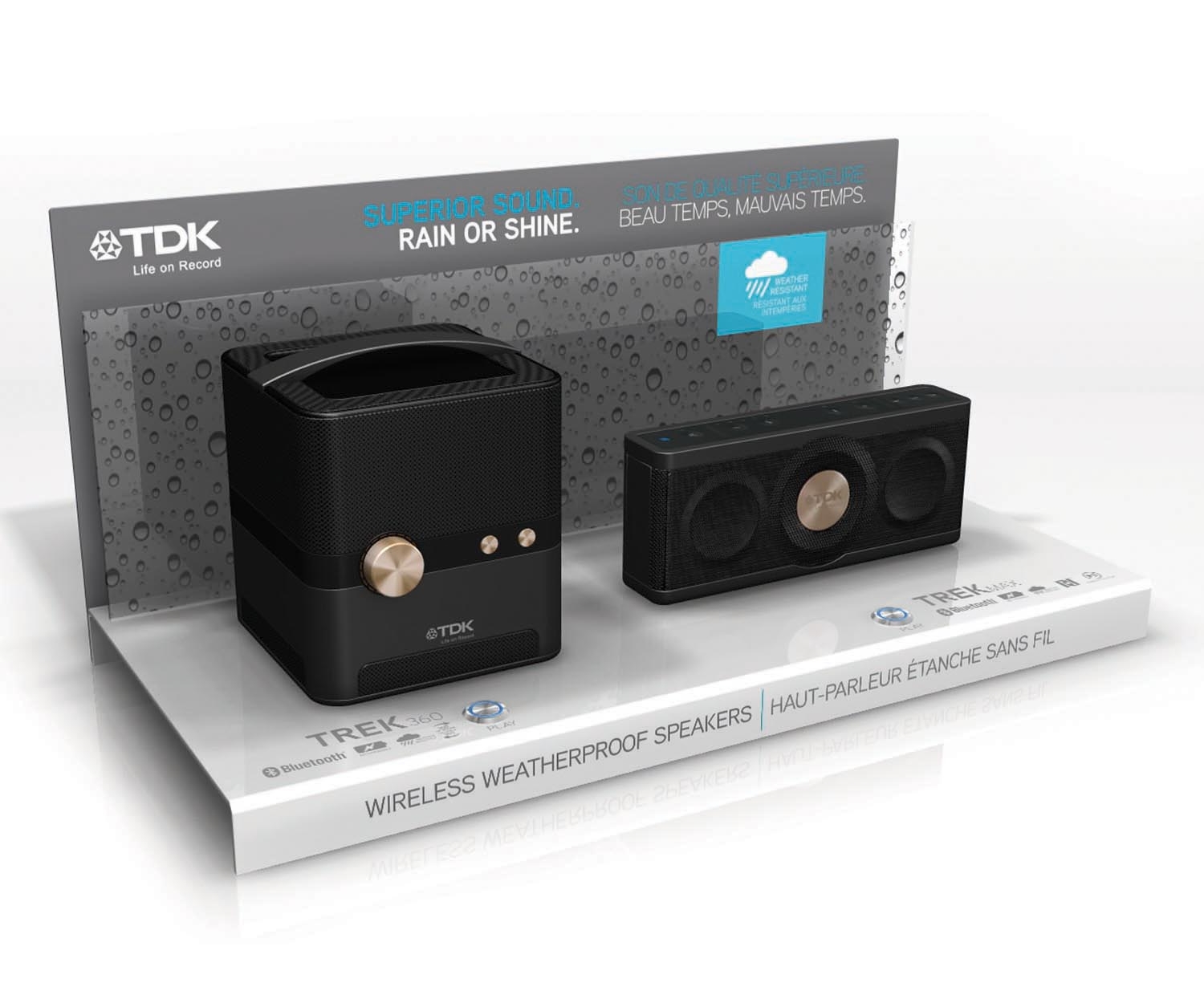 PORTABLE SPEAKER DISPLAY FOR BEST BUY