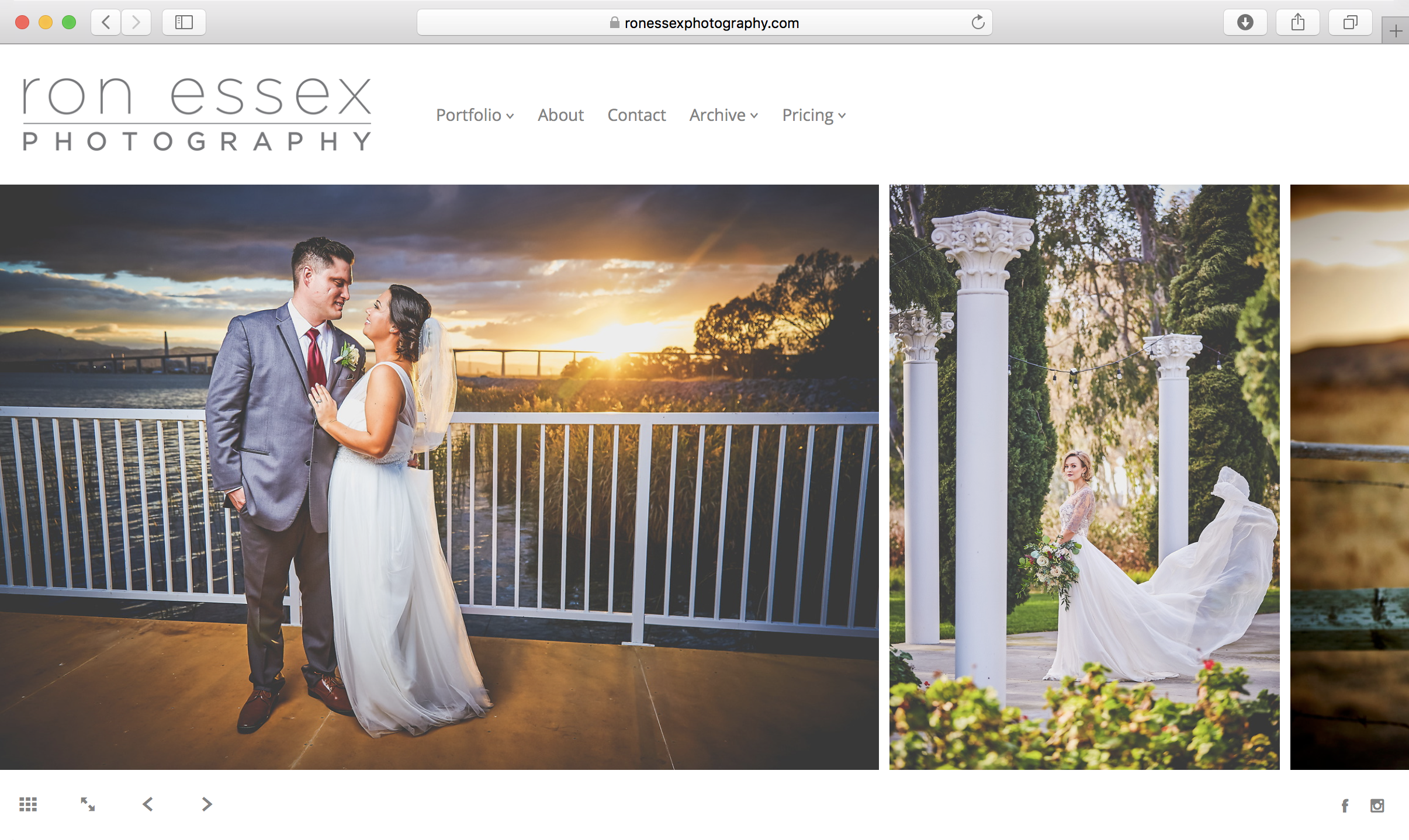 RON ESSEX PHOTOGRAPHY WEBSITE