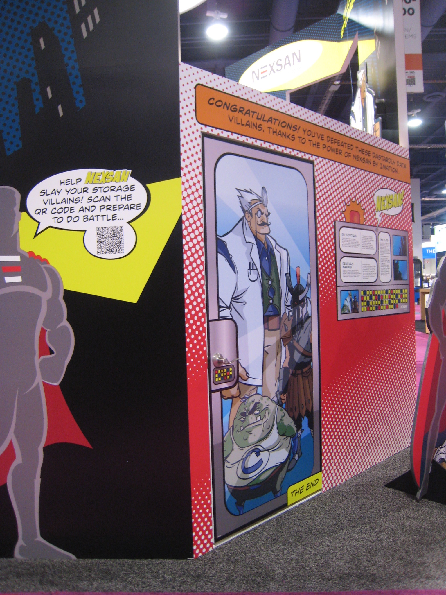NEXSAN NAB2015 TRADESHOW BOOTH - DETAIL