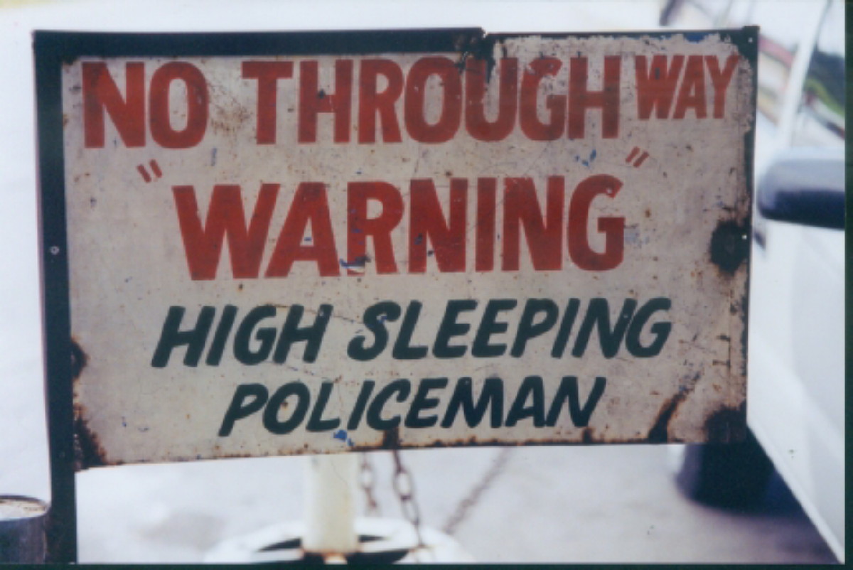 High Sleeping Policeman