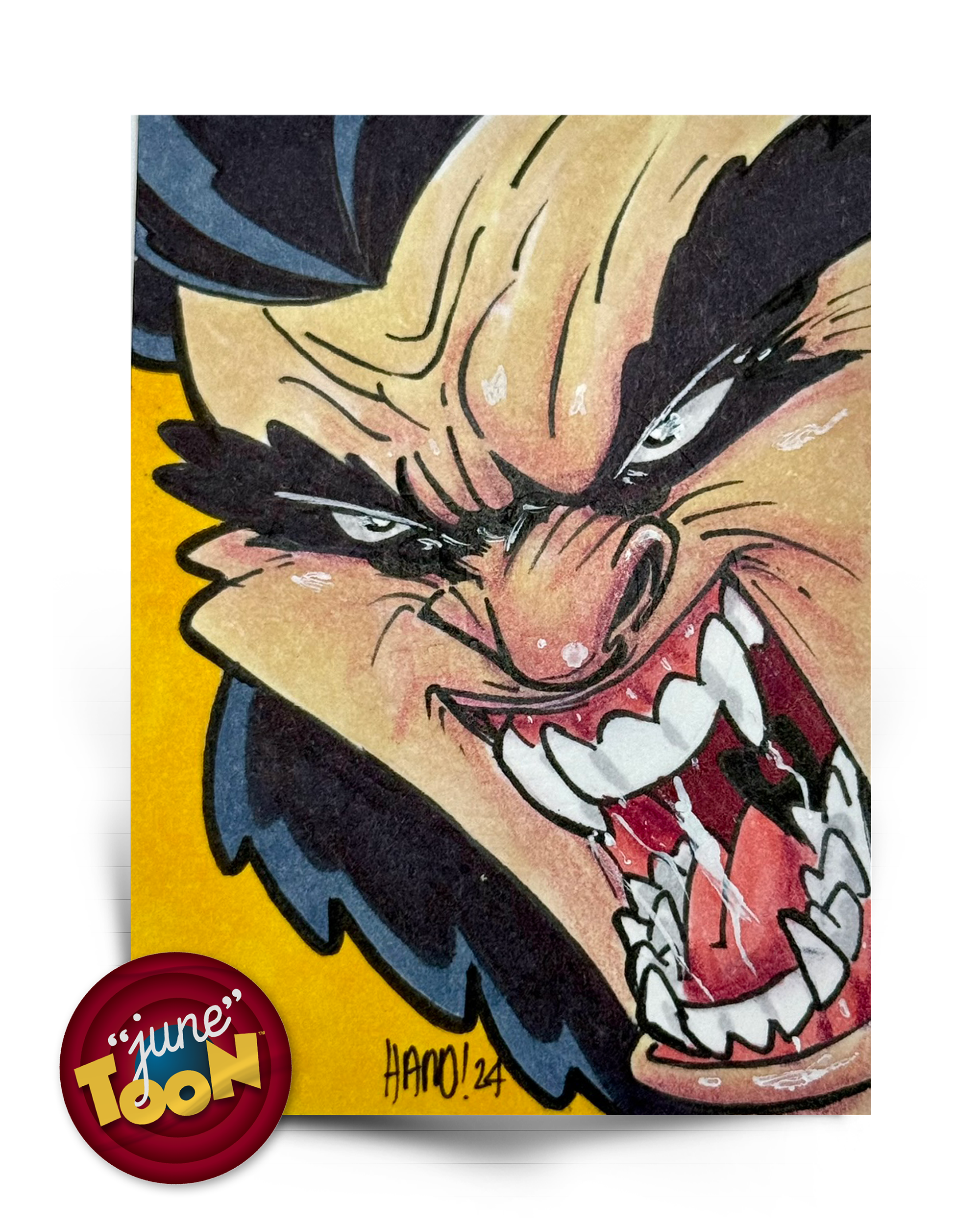JuneToon™ Original HaroCard No. 154: "Savage Wolverine"