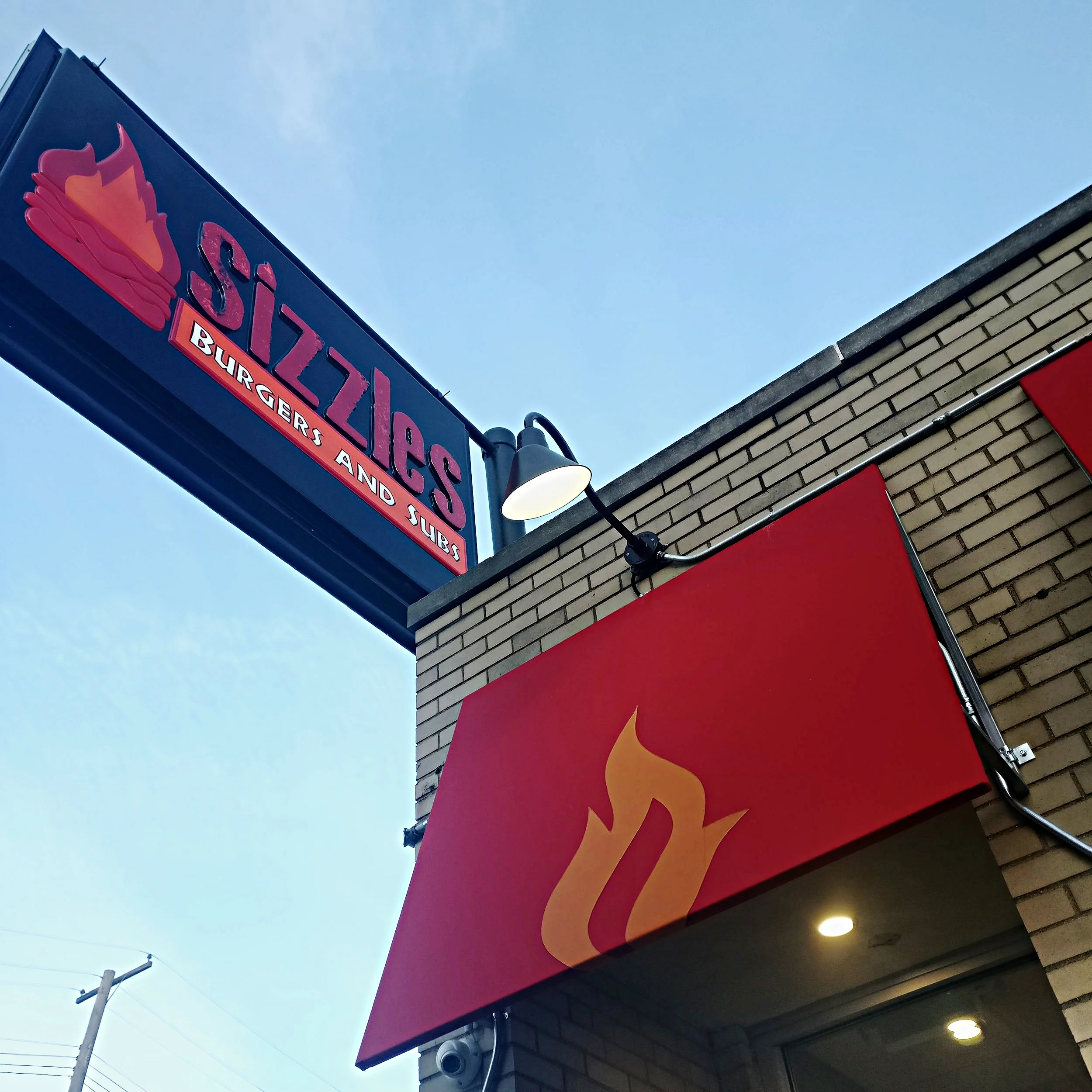 10. North Adams Street, home of Sizzles Burgers and Subs.