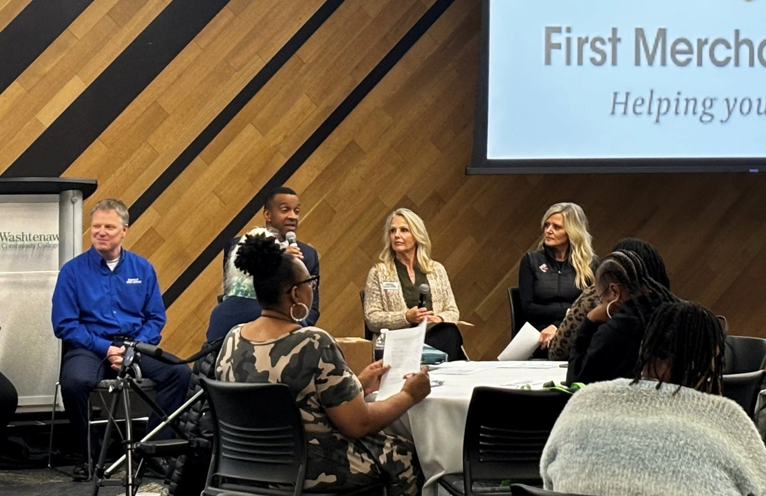  AAHC participates in a panel discussion. 