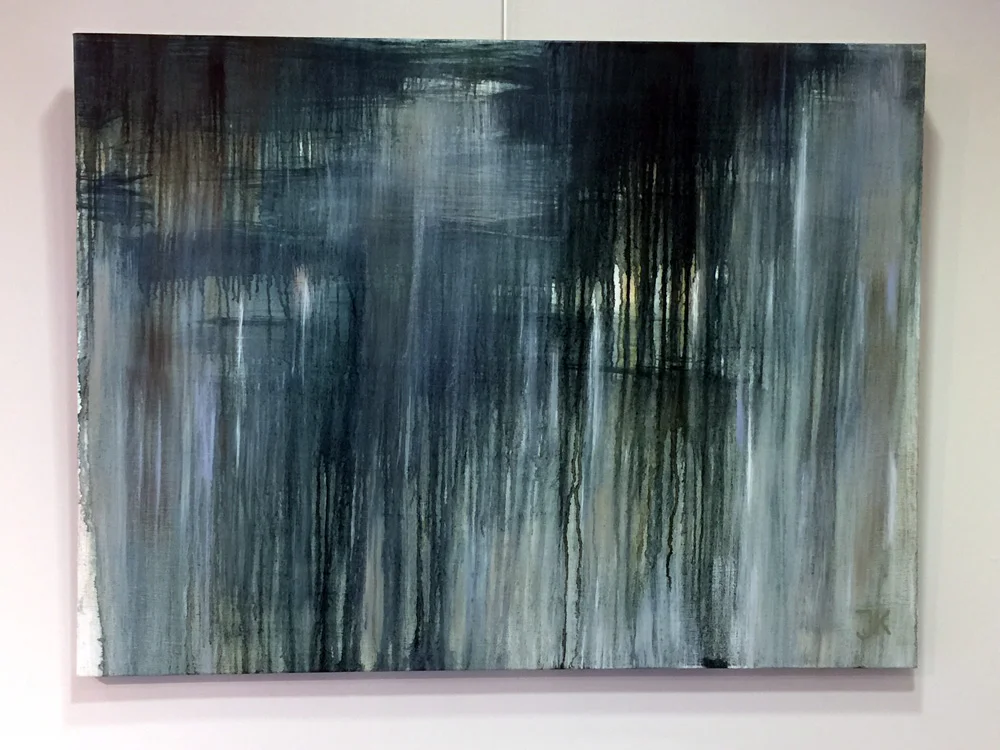 Into the Mists: Through the Darkling Wood. Oil on Canvas, 30" x 40"