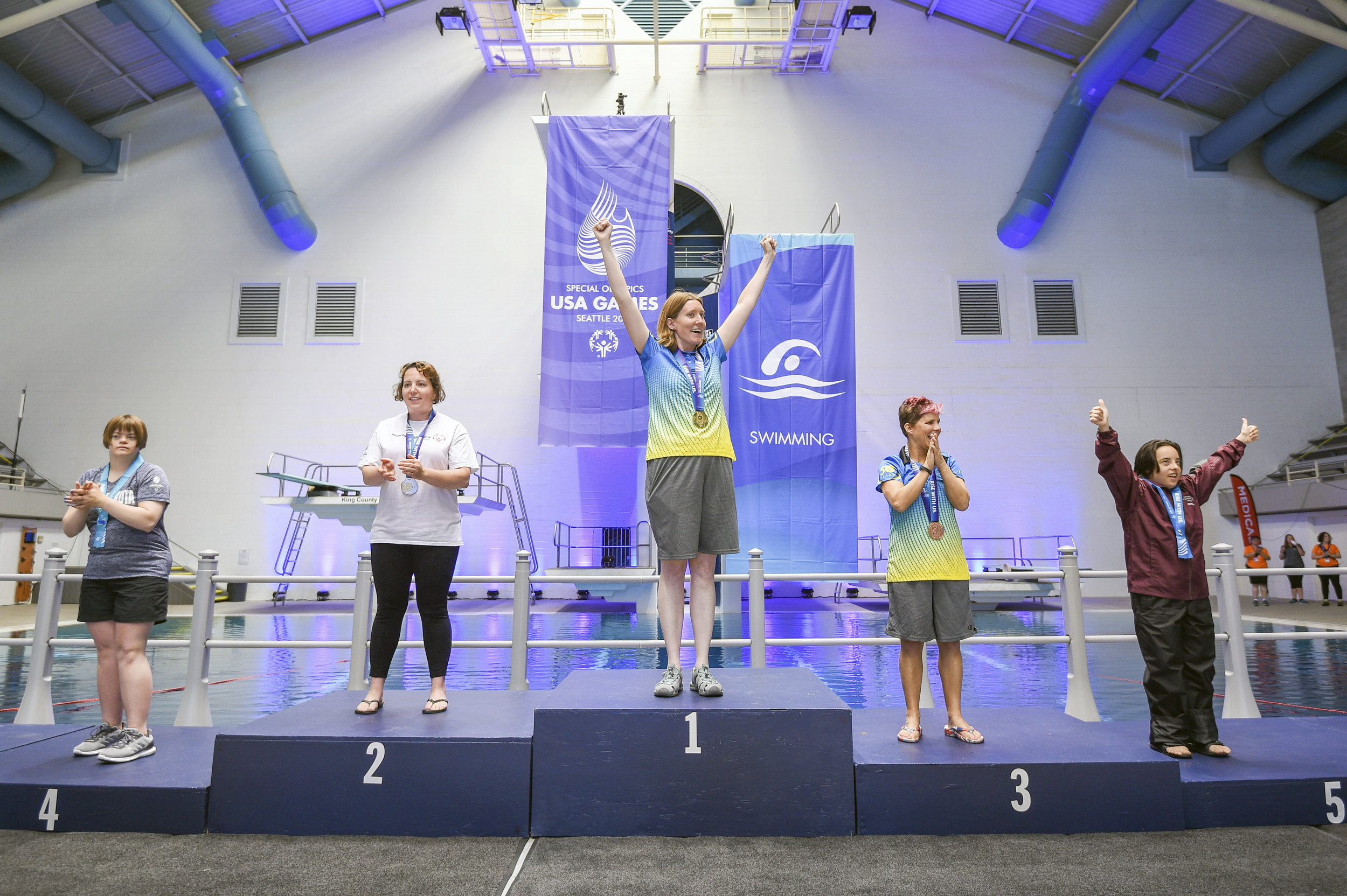  2018 USA Special Olympics Games: Swimming at the King County Aquatic Center in Federal Way, Washington.

Photo: Alika Jenner 