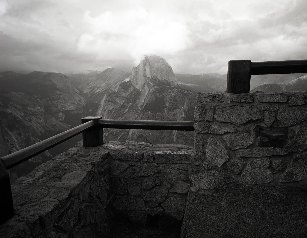 Half Dome, Yosemite National Park. 2015. Silver Gelatin Print.