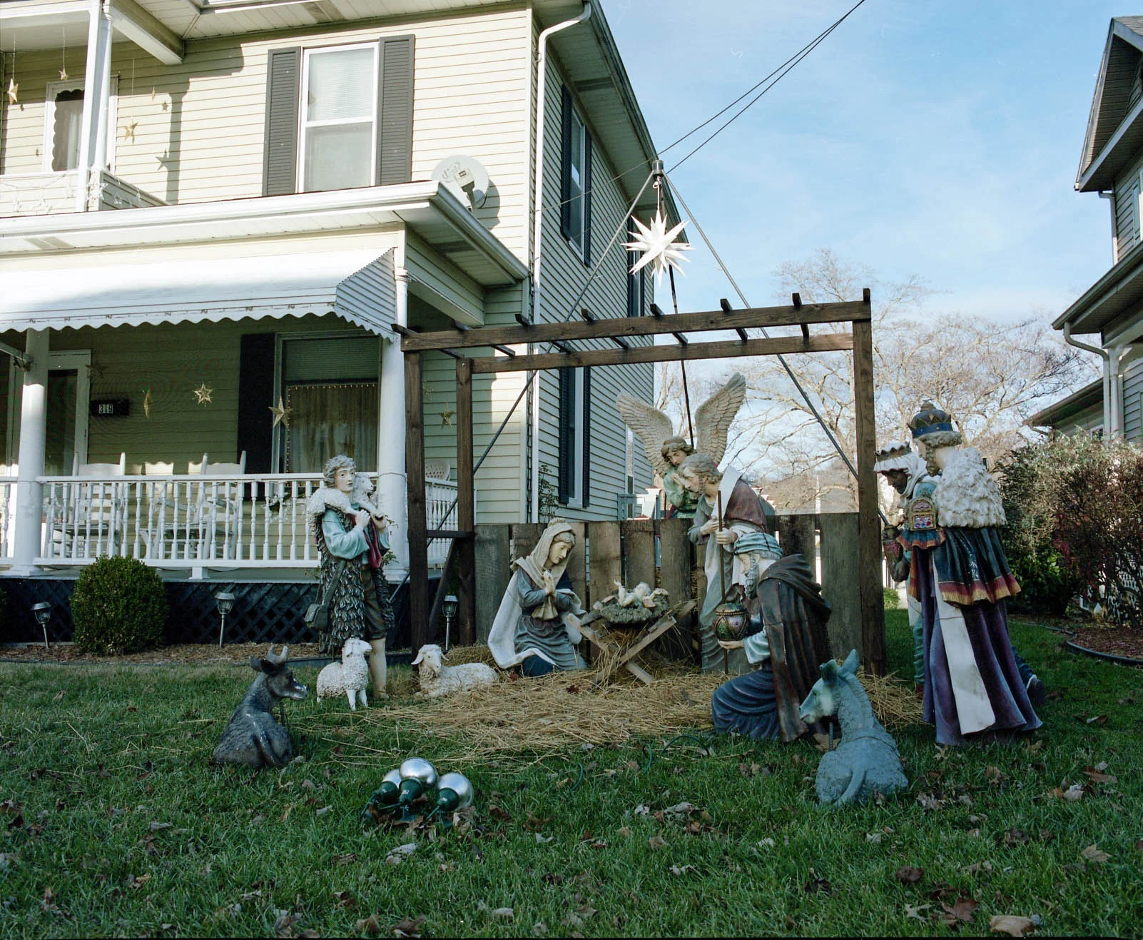 Manger Scene, Erwin, TN. 2013. C-Print.