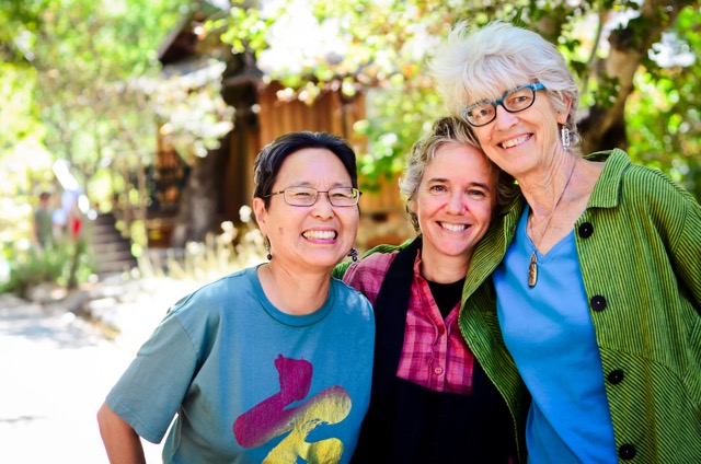 June Tanoue, Florence Kaplow, Susan Moon