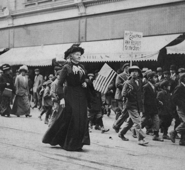 Mother Jones, a champion for child labor laws.