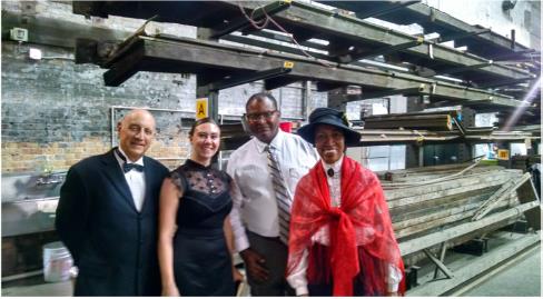 SAG-AFTRA actors bring to life Eugene Debs, Jennie Curtis, A Philip Randolph, and Lucy Parsons at an Illinois Labor History Labor Day event.
