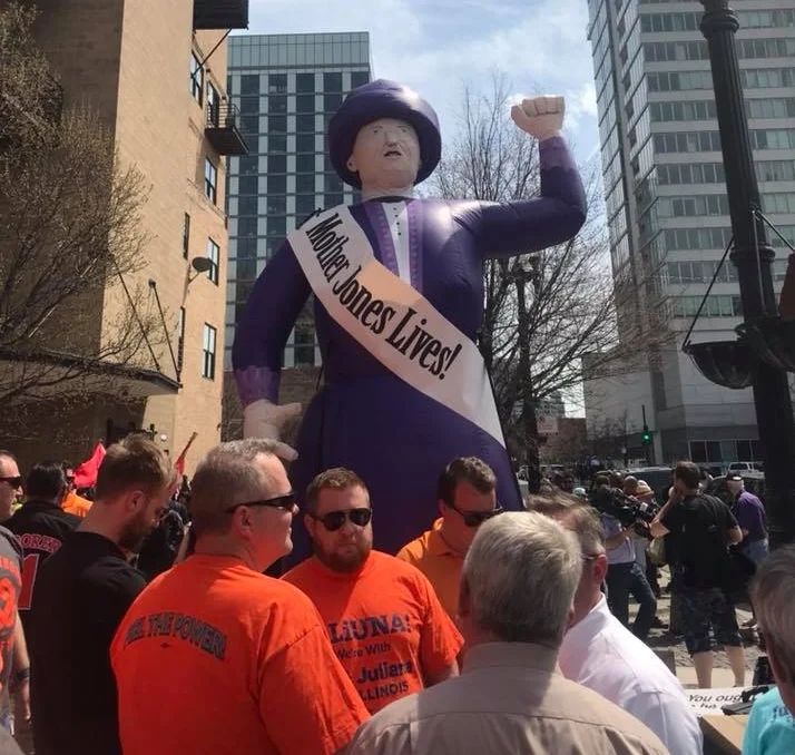 Even Mother Jones made the event!