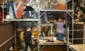 The Preservation of Solidarity, the Labor Mural at UE Hall, Chicago