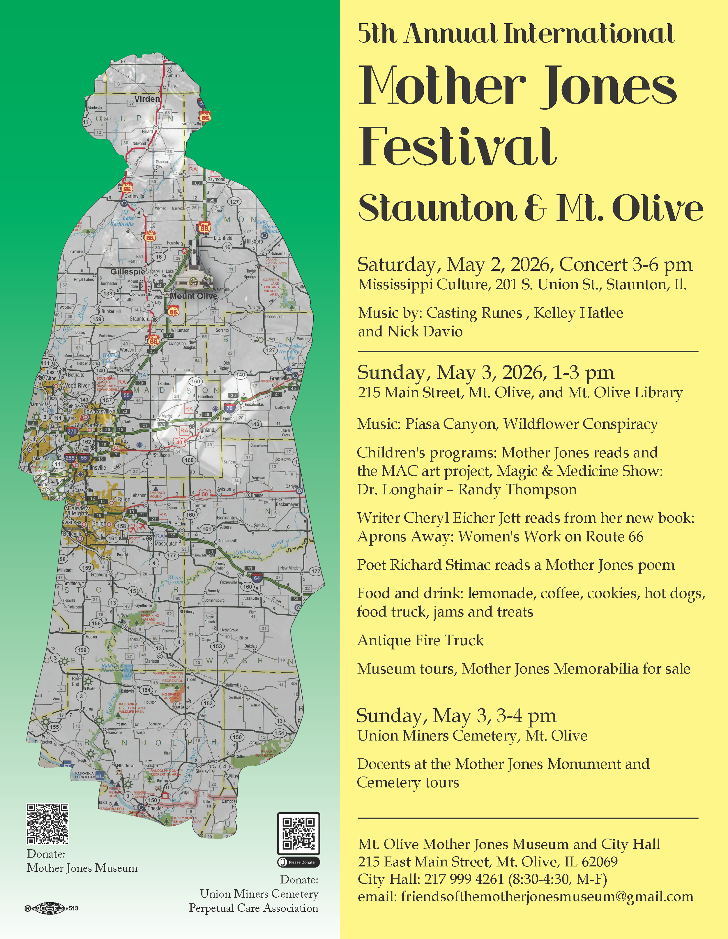 5th Annual Mother Jones Festival - Sunday Festival