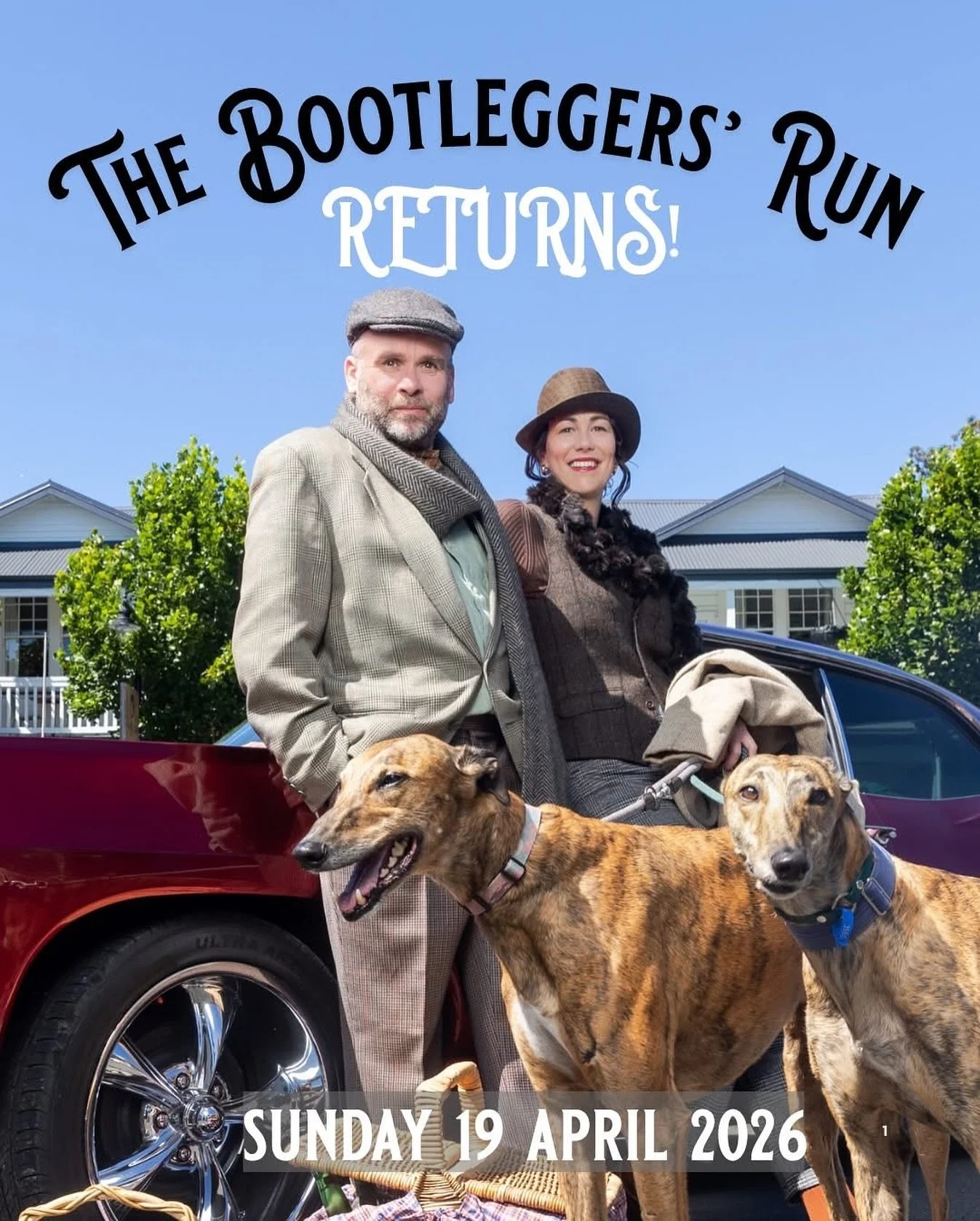 By very popular demand, The Bootleggers&rsquo; Run returns!

The route, the loot, and your favourite local wineries, distilleries, and businesses are on the wagon again: bigger, better, and more mischievous than ever.

Think vintage engines, secret s