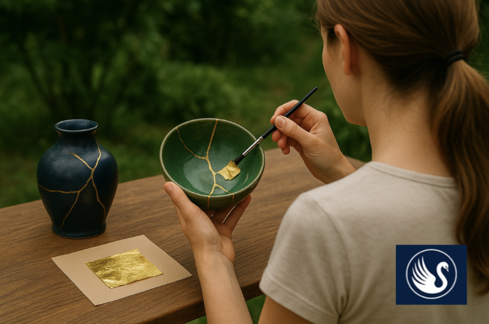 SIP &amp; PAINT:  Kintsugi Workshop – “The Art of Golden Repair”