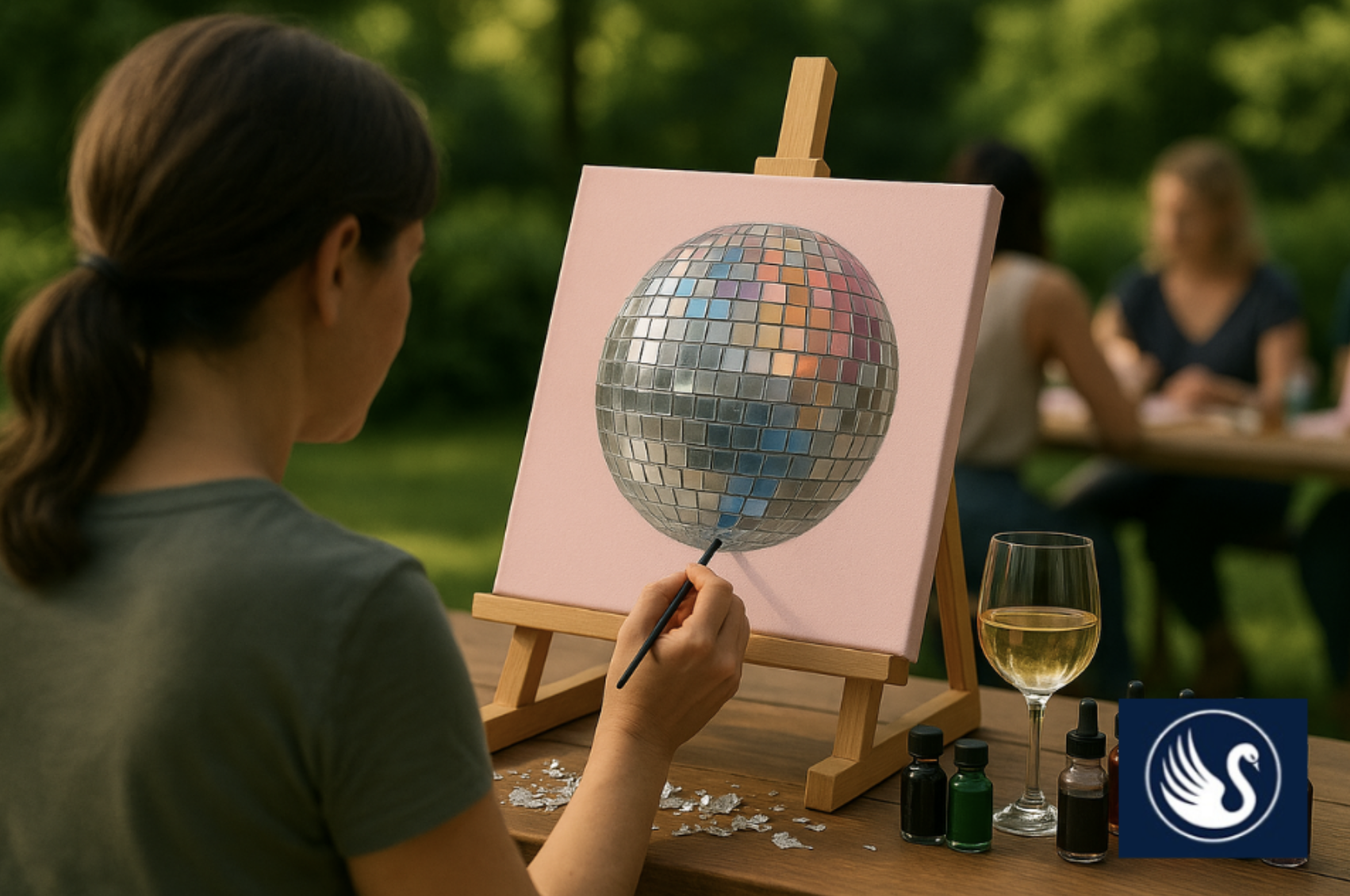 SIP &amp; PAINT: Mirror Ball Magic