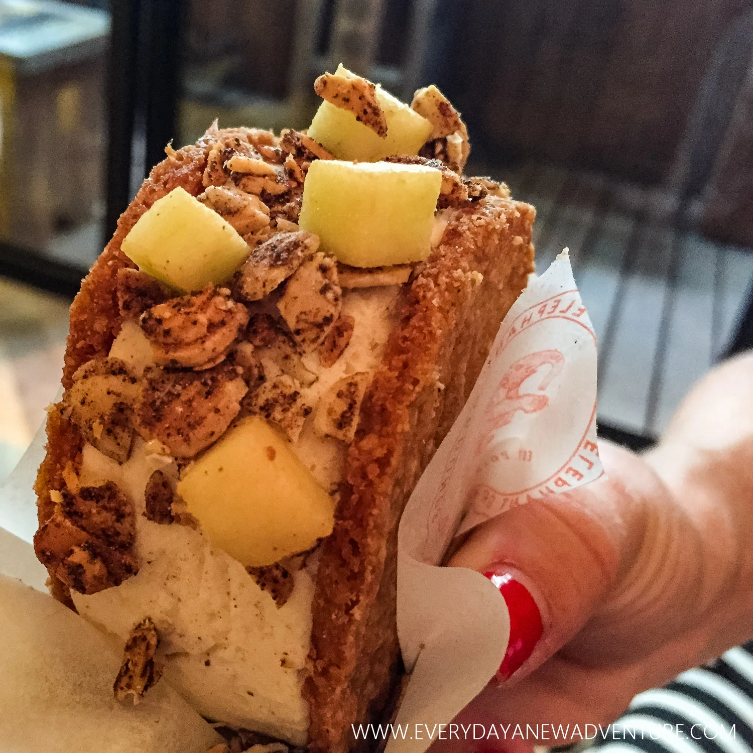 Best ice cream sandwich from Elephant Grounds