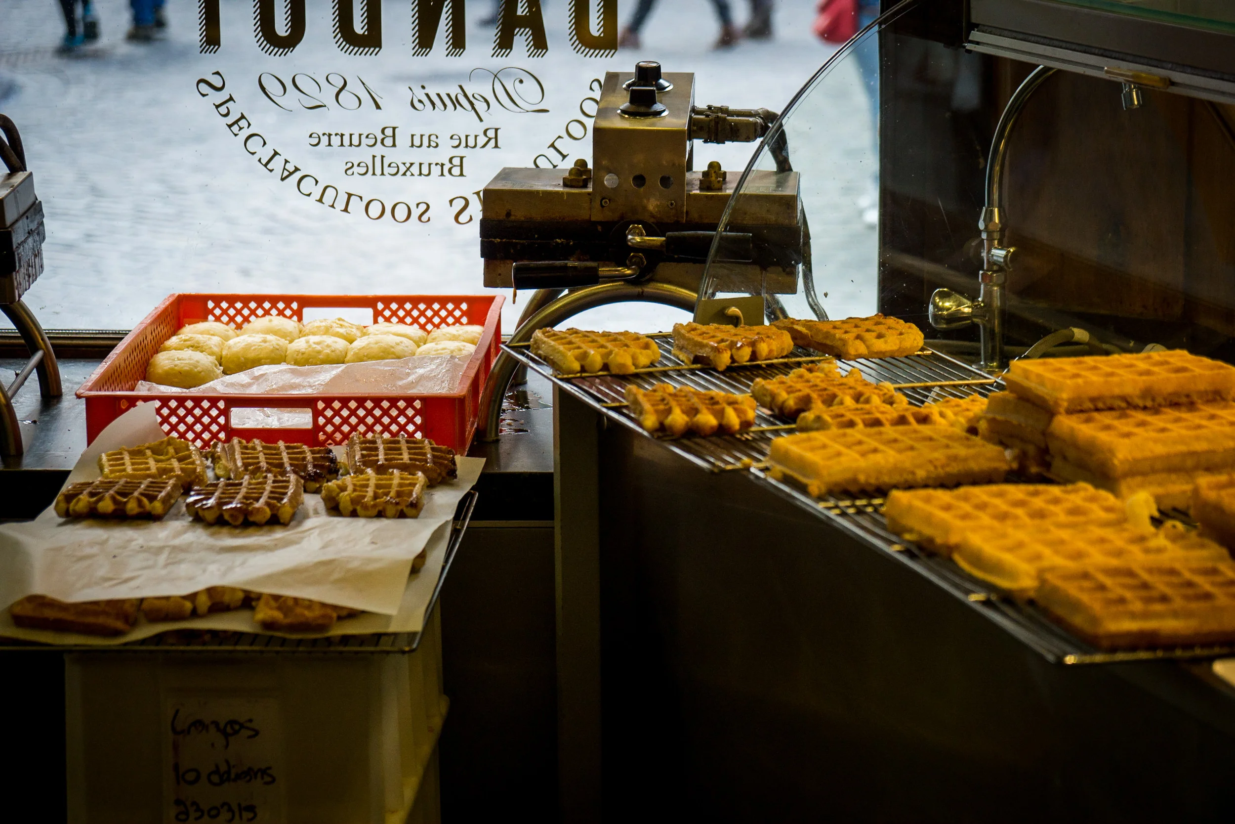 Brussels, Belgium - Fries and Waffles ALL DAY LONG