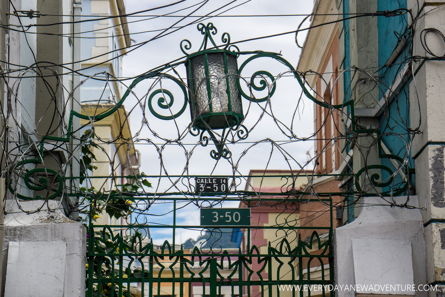 Interesting streets and alleyways are everywhere in Candelaria, Bogota.