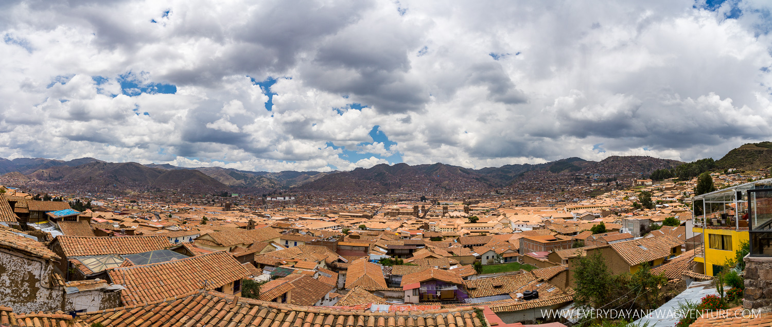 The rooftops of Cusco.