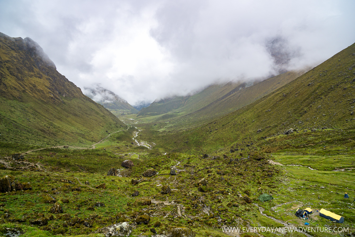 The view coming out of Camp #2.
