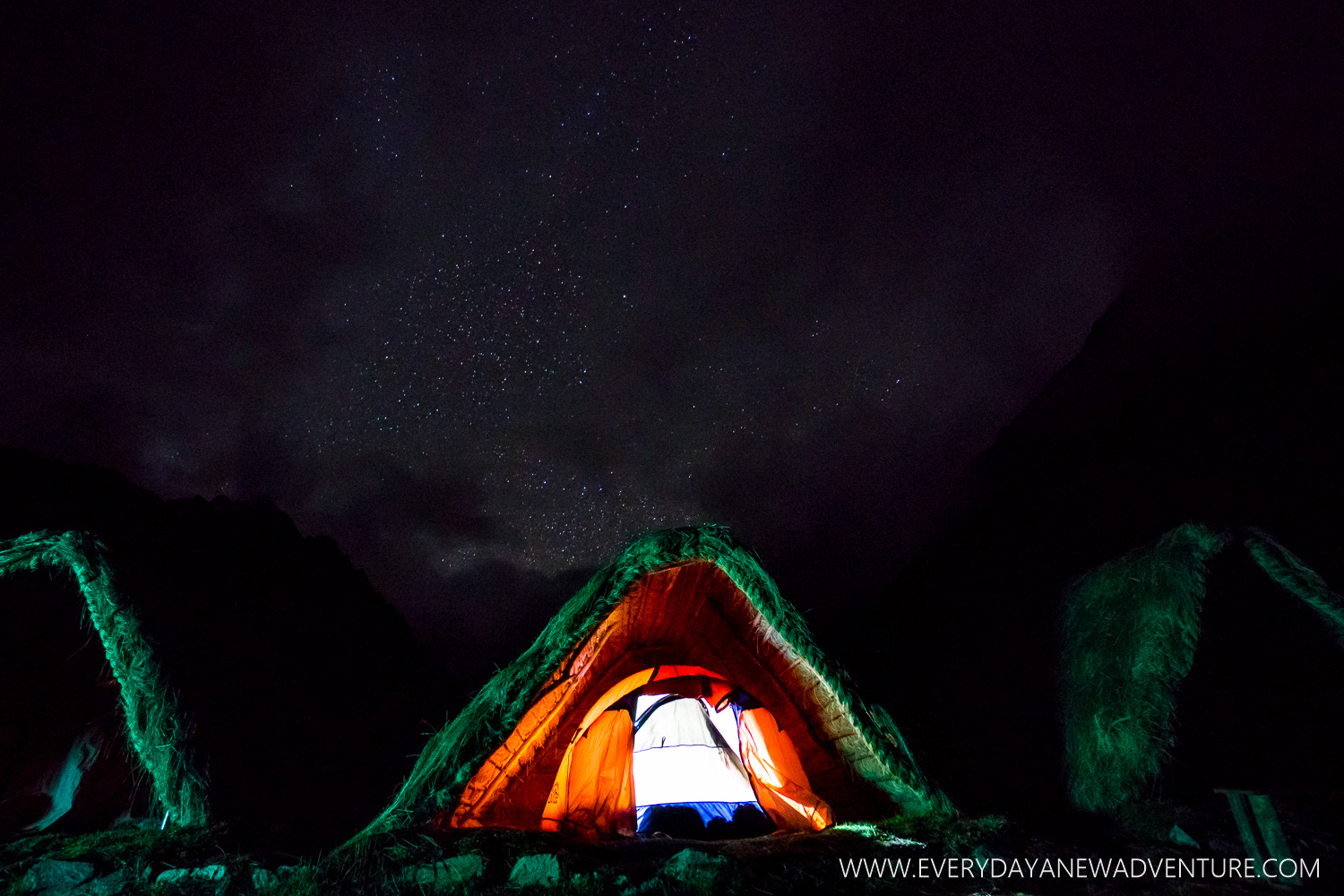 Our campsite for night 1.