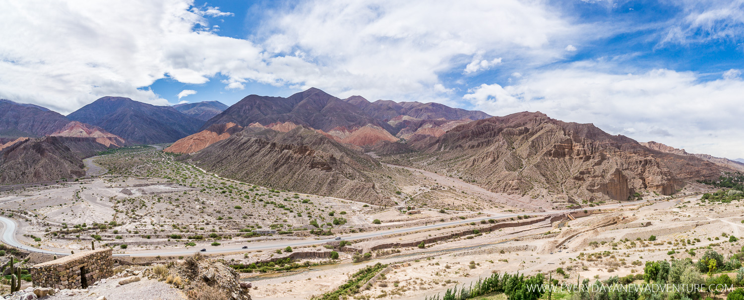 Tilcara's beautiful, mineral-rich hillsides.