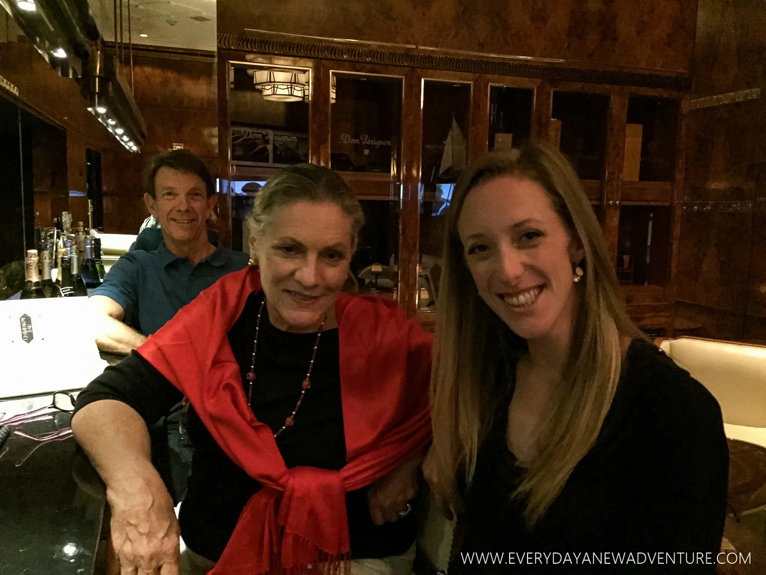 Hanging out in the Champagne Bar at the Alvear Palace Hotel.