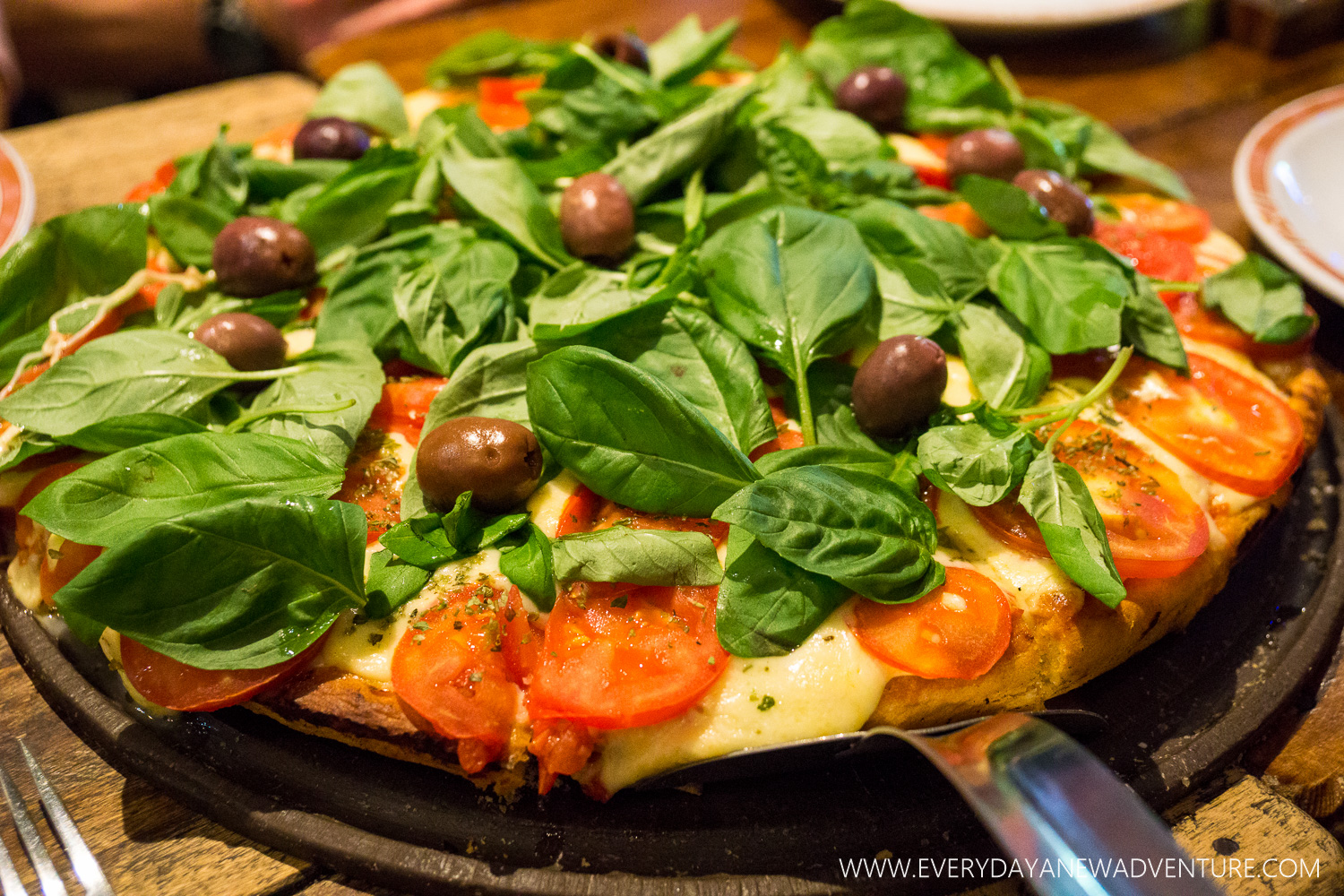One of the best pizzas I've ever had, right off the square in San Telmo.