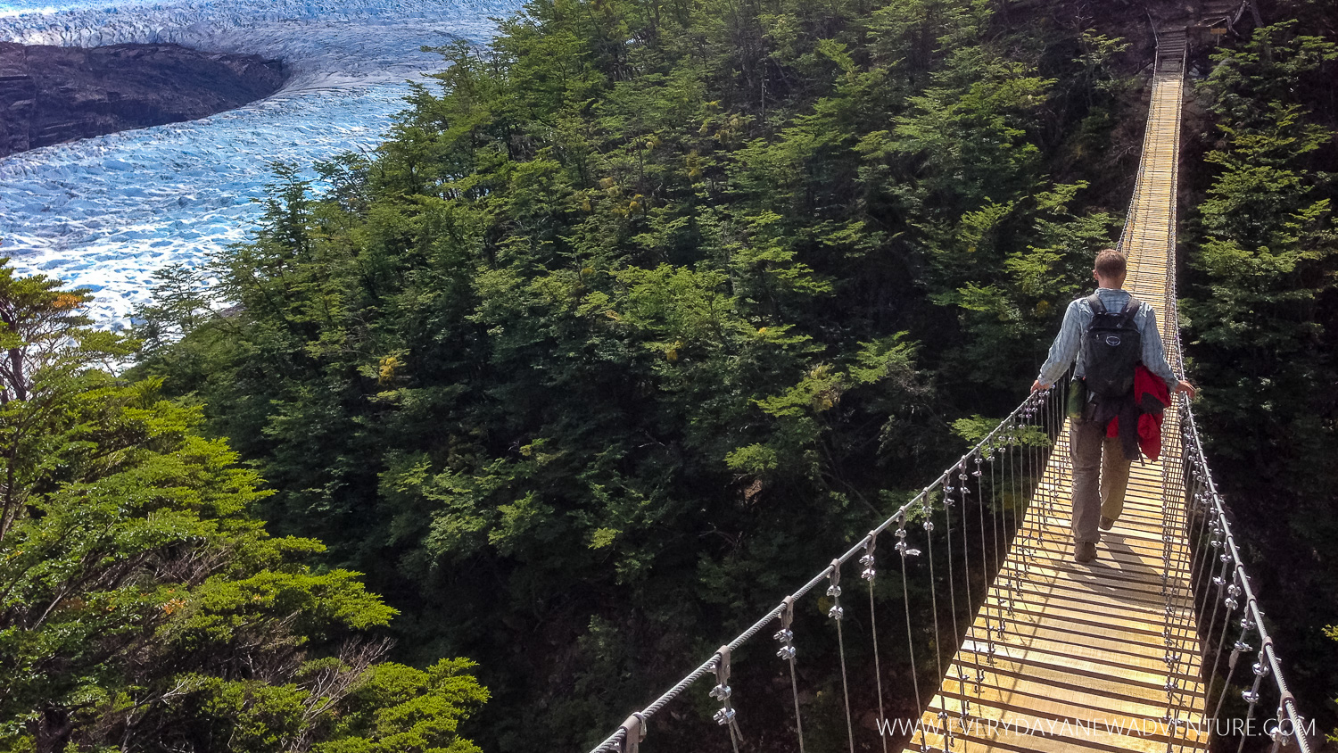 One of the very high, rather scary bridges.