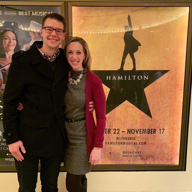 We celebrated Jake&rsquo;s birthday last night at Hamilton! What an absolutely incredible show (my new favorite, by a long shot)! If only all history was taught with this much excitement and passion! Happy birthday Jake! May your next year be full of
