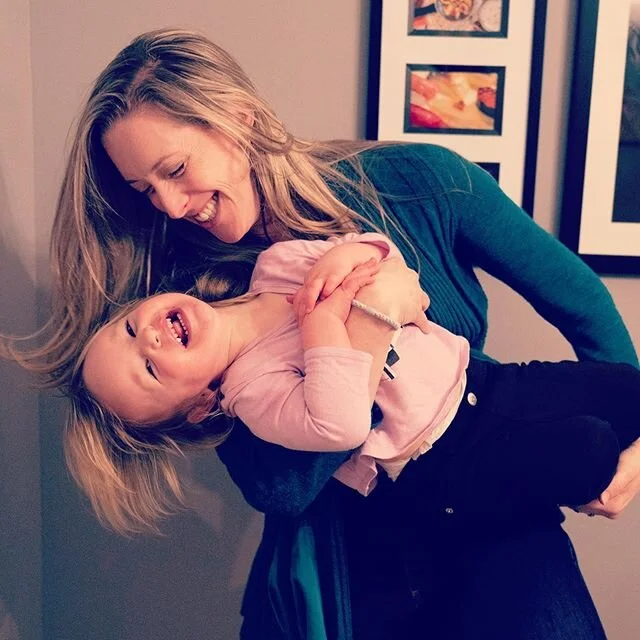 We missed each other while I was gone for work the last two nights! I love getting welcomed home with these giggles! #adrienneabby