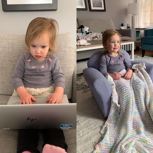 Striving for a healthy work/life balance at home while we do our part to flatten the curve #adrienneabby #flattenthecurve