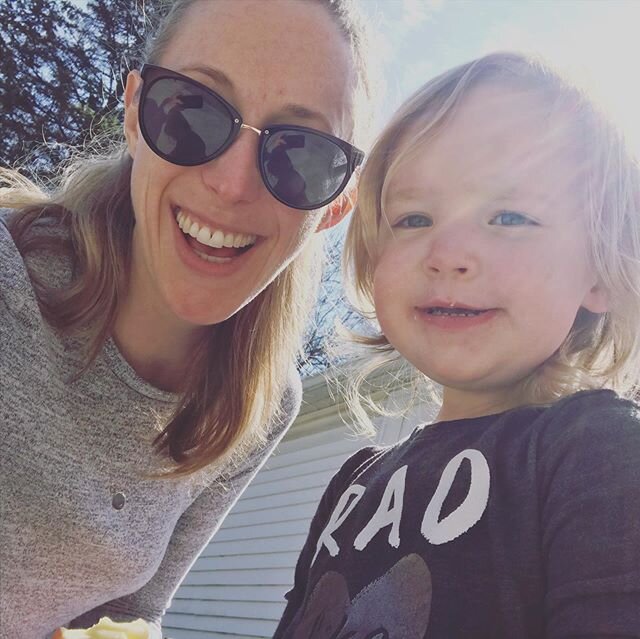 It's almost 70* today!!! Eating lunch outside without coats on is truly restorative! Adrienne even said she was hot and wanted to take off all her clothes. #youdoyou #maybespringishere #workingfromhome #adrienneabby #stayhome
