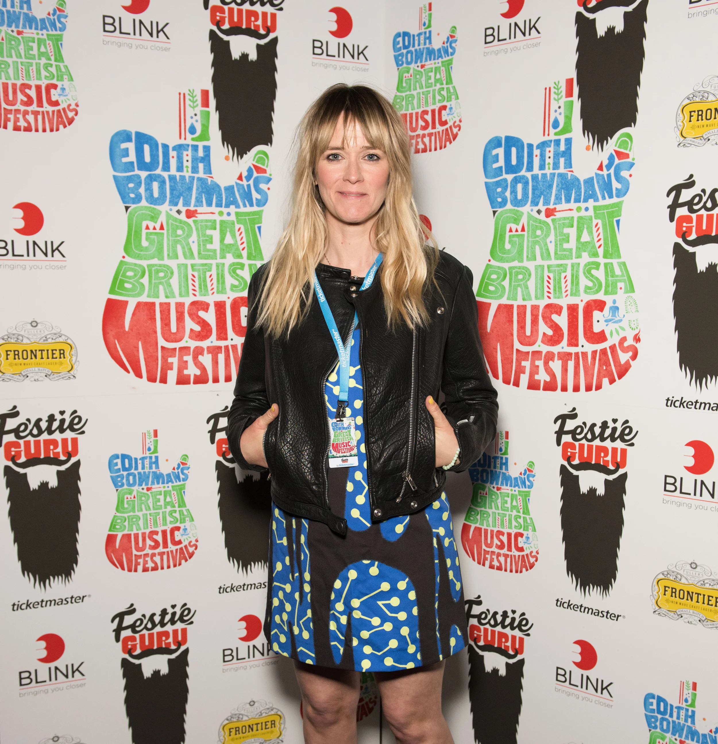 Edith Bowman arrives at the launch
