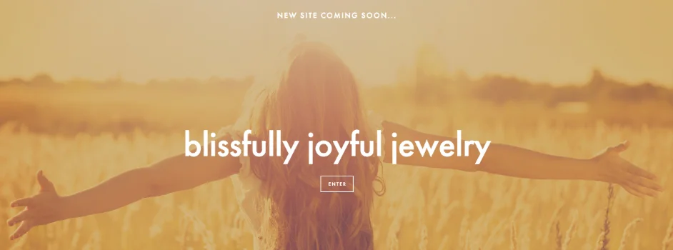 Blissfully Joyful Jewelry Website