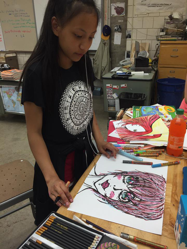 She is such a talented artist.
