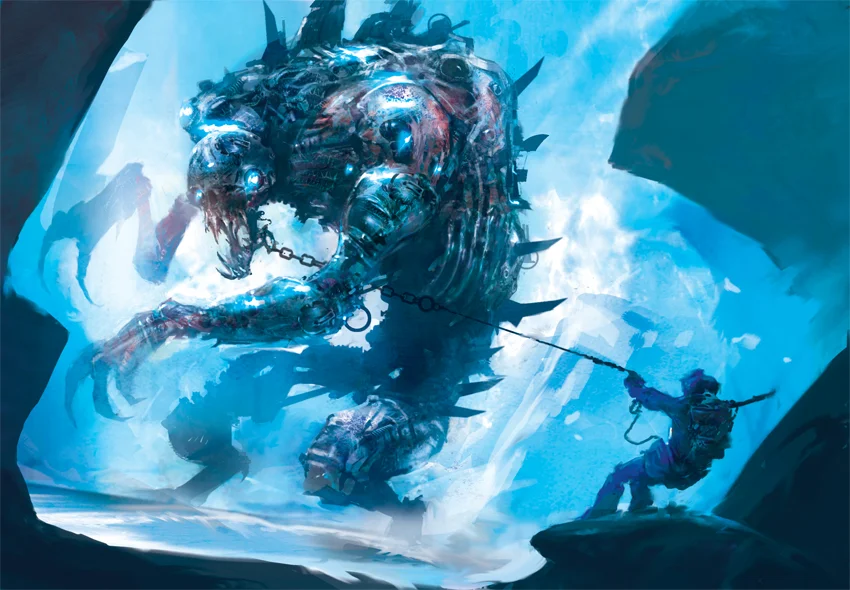 Phyrexian Ironfoot — Stephan Martiniere