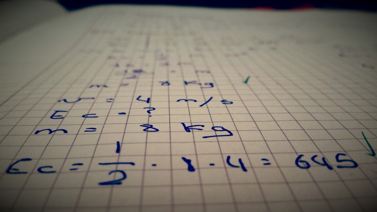 Calculating it all out.