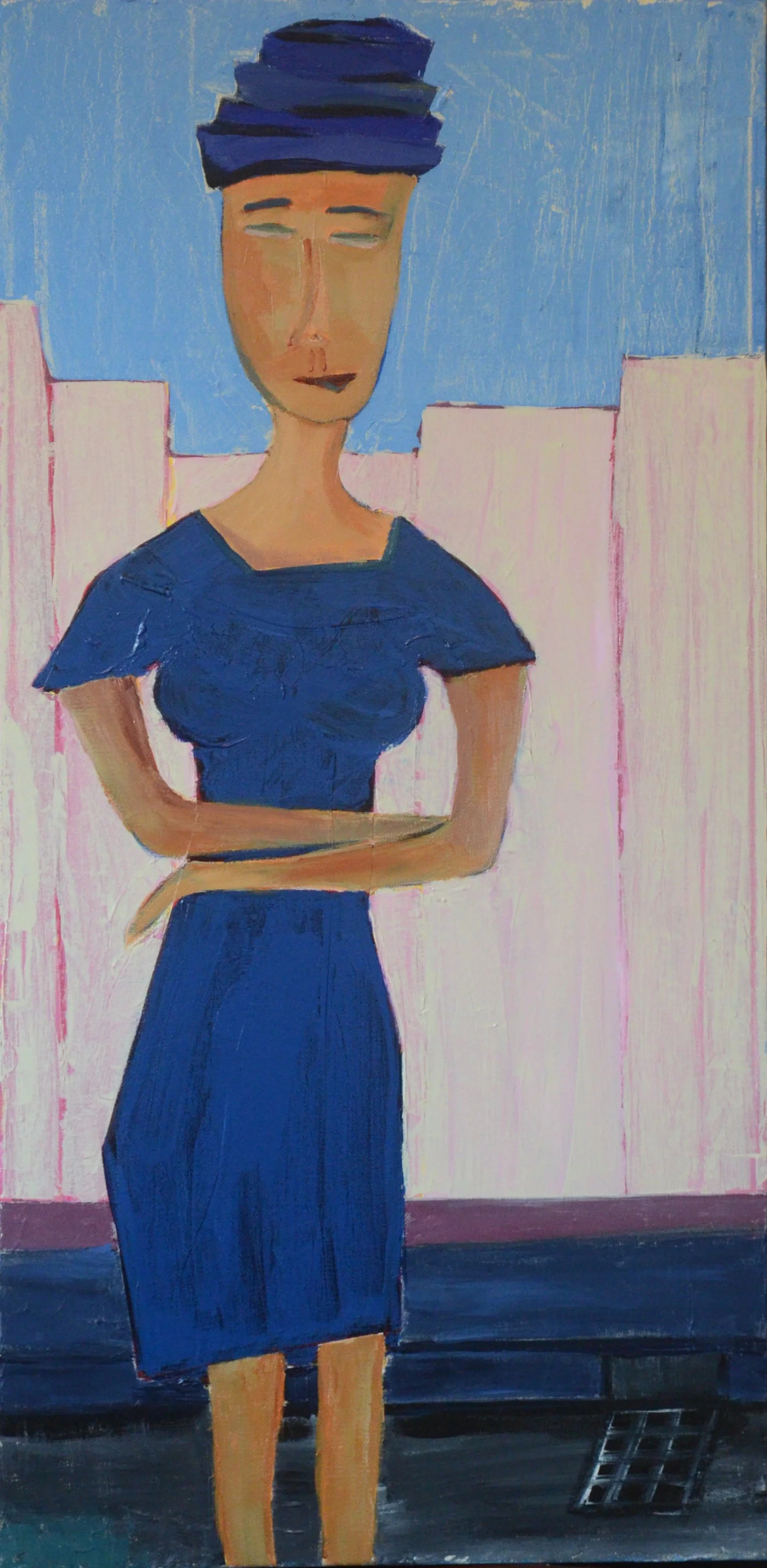 Woman in Blue